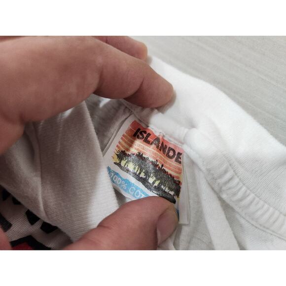 Vtg Mens We be Jammin St. Martin Tourist T-Shirt Rasta Funny 90s tourist - Picture 2 of 3